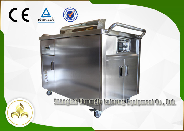 BBQ Mobile Hibachi Outdoor Grill Japanese Restaurant Table High Temperature Resistant