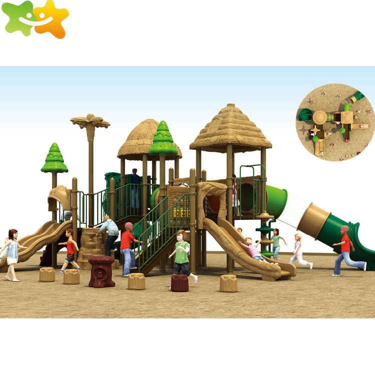Anti Skid 3 Years Old Kids Kindergarten Plastic Playground Slide