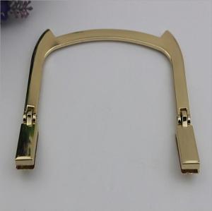 Wholesale Hardware bag accessories zinc alloy light gold 105 mm canvas tote bag leather handle from china suppliers