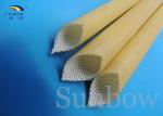 Amber &high temperature and ROHS polyurethane fiberglass sleeve(PU fiberglass