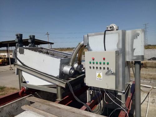 Alloy Steel Sludge Dewatering Unit Screw Press