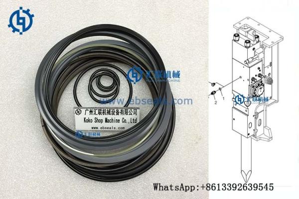 Lightweight MB750 Hydraulic Rock Breaker Spare Parts / Hydraulic Cylinder Oil
