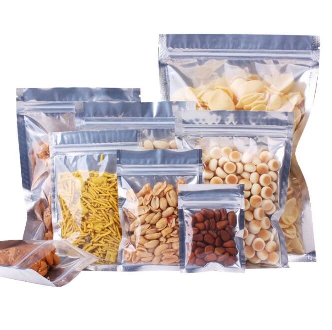 Three Side Seal Stand Up Zipper Pouch Resealable Gravure Printing