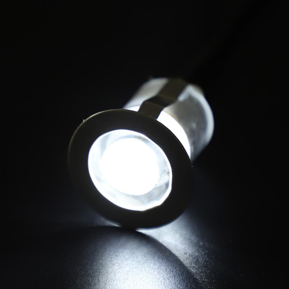 Low Voltage Recessed LED Underground Light , 30mm 6 Lights Solar Powered Deck Lights