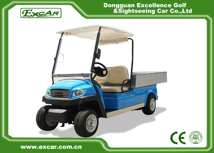 35km/H 4 Wheel Electric Utility Carts With Cargo Tool Aluminum Chassis PP