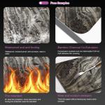 PUR Glue Bamboo Charcoal Wood Veneer 5 / 8mm PET Bamboo Charcoal Board