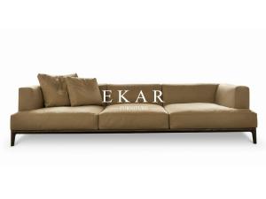 Wholesale European Modern Style Living Room Furniture New Model Light-brown Leather Sofa Set Pictures ZZ-T-36 from china suppliers