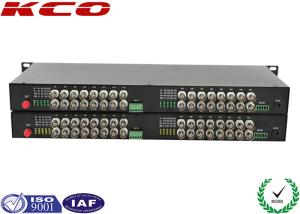Wholesale Video To Fiber Optic Converter 32 Video Ways Rack Mountable Long Distance Point from china suppliers