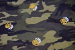 Twill Printed Cotton Canvas / 108x58 Woven Cotton Fabric For Bags Lining