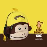 Enviromental Friendly Cute Toddler Backpacks Monkey 30.5*23*10.5cm