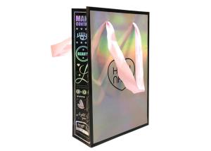 Wholesale Bespoke Luxury Hologram Paper Shopping Bags Online With Artwork Printing from china suppliers