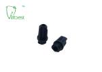 Medical Sterile Luer Lock Luer Slip Dental Syringe Cap Disposable Black White