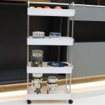 Detachable Waterproof Home Storage Carts 4 Tier 86*40*22cm Installable