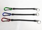 Promtional 6.5'' Steel Coil Fishing Plier Lanyard Cords w/Split Ring and