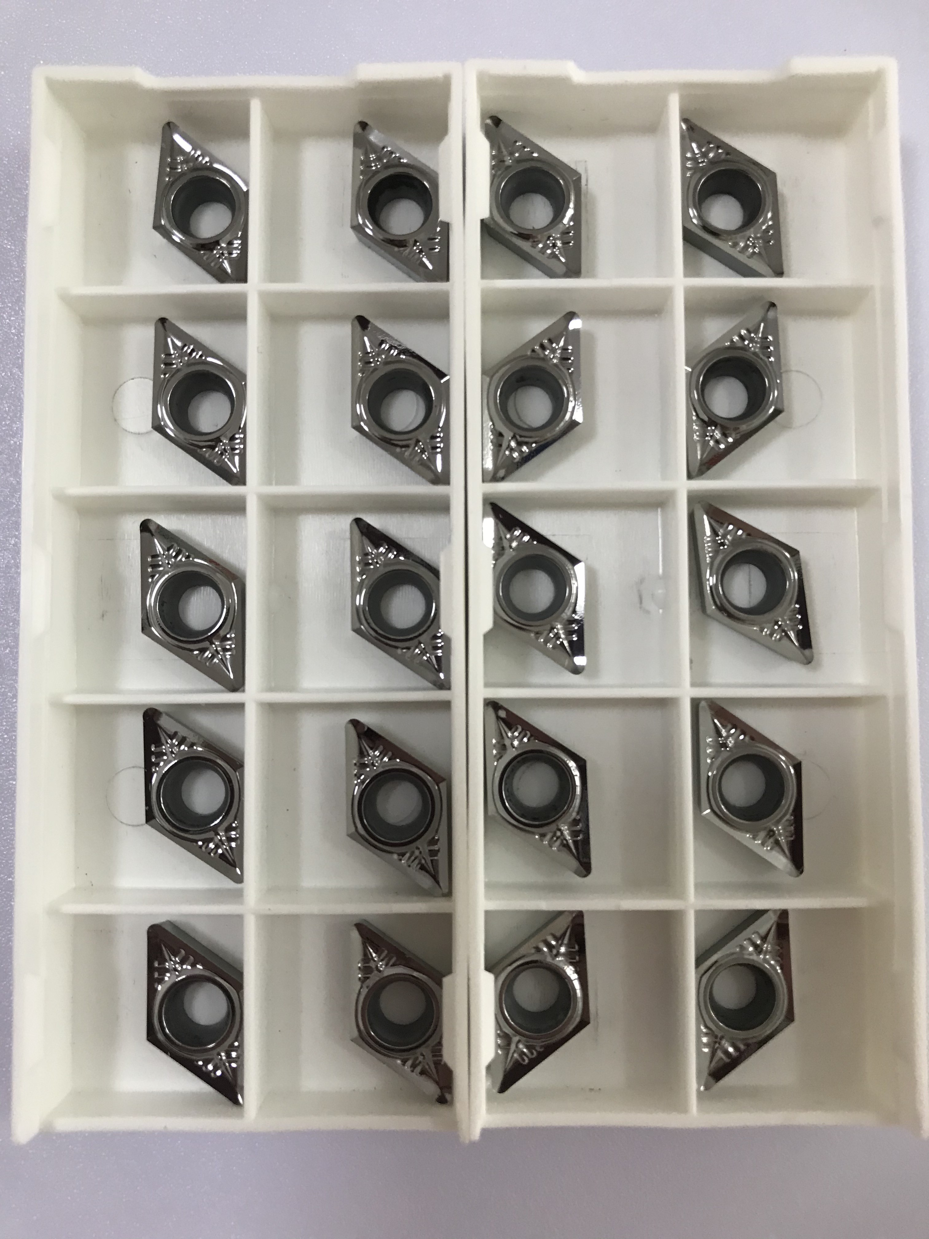 Tungsten Carbide CNC Aluminum Cutting Inserts Milling Polished Coating