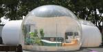 Dome House Igloo Transparent Inflatable Tent with 4 Parts Bathroom, living room,
