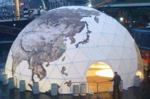 Wholesale Waterproof Half Sphere Geodesic Dome Tent For Camping 35m Diameter from china suppliers