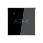 3 Gang EU UK Standard Tuya Smart Switch Light Electric Switch WiFi Smart Home