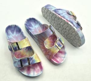 Wholesale PVC Sole Beach Birkenstock Footwear Slippers Beach Leopard Pattern Sandal from china suppliers