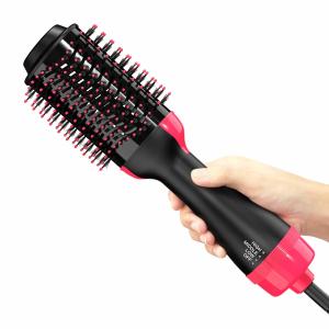 Wholesale One Step Hair Dryer Electric Hair Brush , Multi Functional Salon Electric Curling Brush from china suppliers