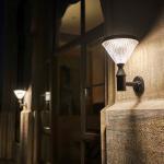 IP65 Easy Install LED Solar Wall Lights Outdoor , Aluminum High Lumen Solar