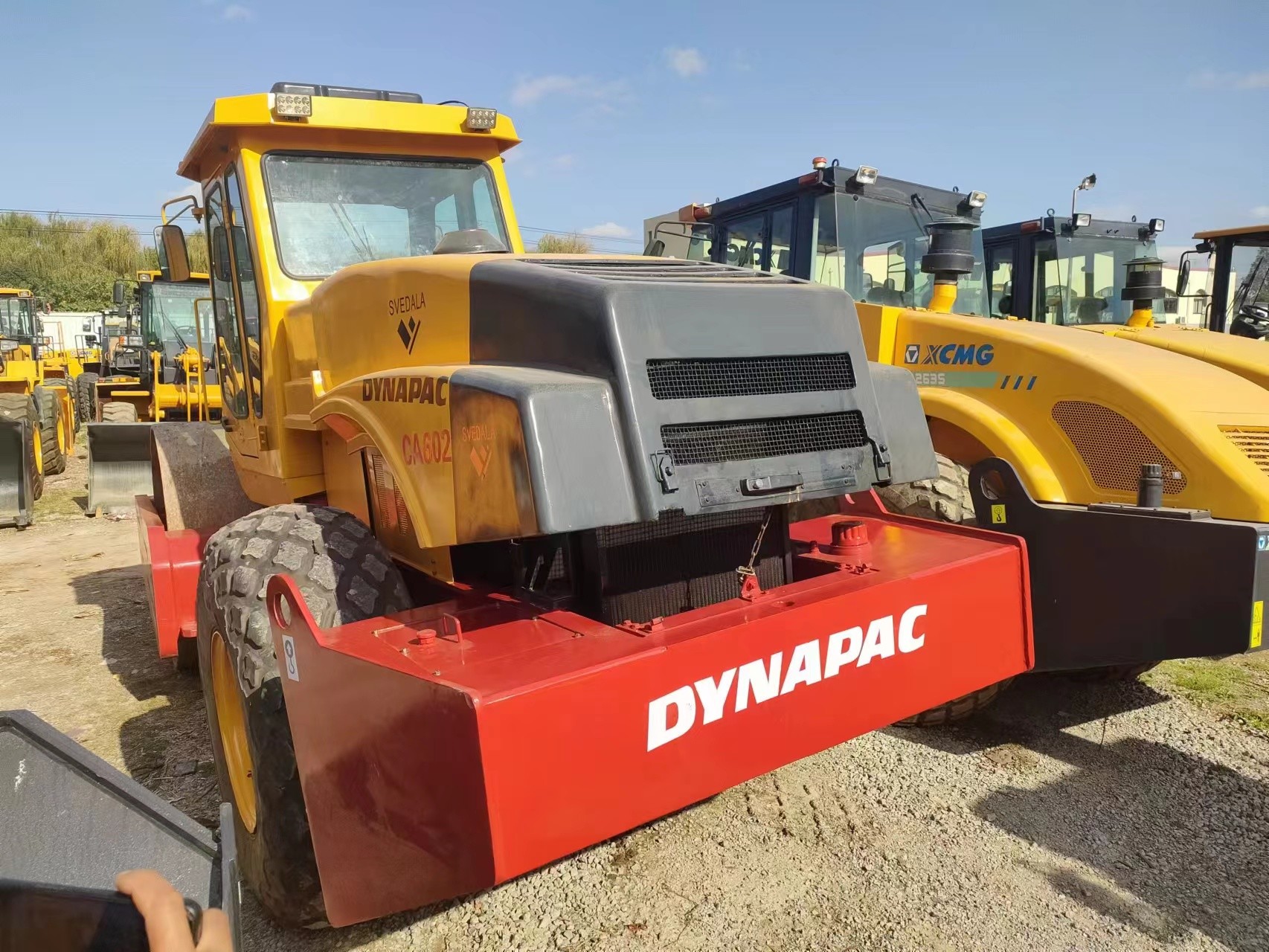 18T Used Road Roller Construction Equipment Dynapac CA602D