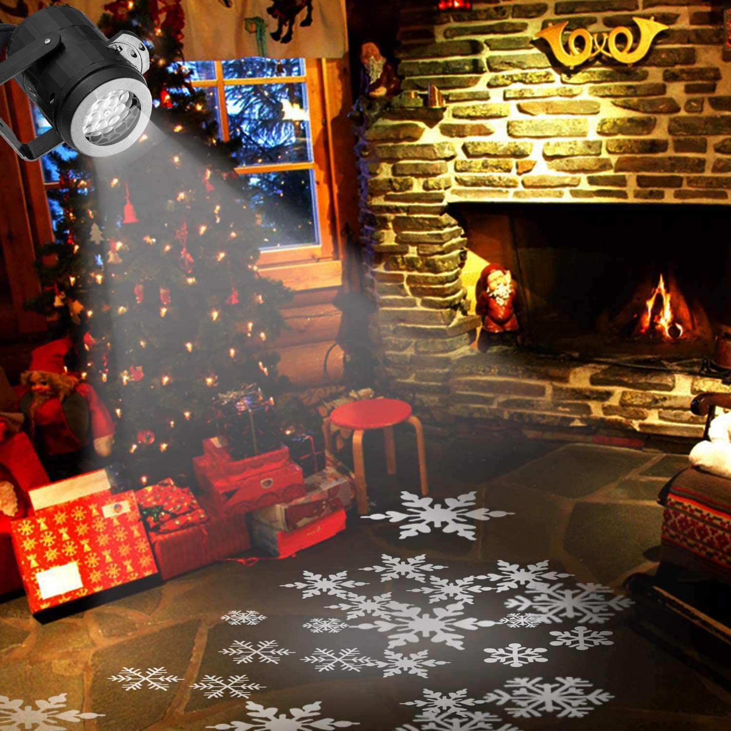 IP44 5000K Christmas Laser Projector 16 Pictures Christmas Projector Lights