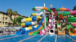 Wholesale OEM Water Theme Park Rides Amuement Children Fiberglass Water Slide from china suppliers