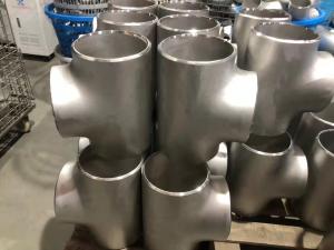 Wholesale Equal Butt Weld Reducing Tee Pipe Fittings DN15-1000 2mm-20mm EN10253-2 from china suppliers