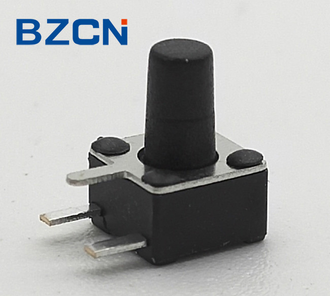 3 Side Pin Momentary PCB Push Switch Sharp Feeling Switch With Plastic Cover
