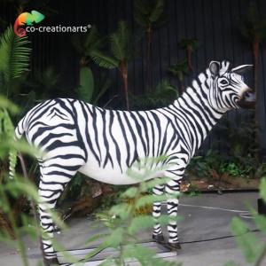 Wholesale Simulated Moveable Zebra Realistic Animatronic Animals For Zoo Exhibition Amusement Park from china suppliers