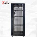 Indoor 37u Rack Mobile Server Rack Cabinet SPCC Cold Rolled Steel Anti -