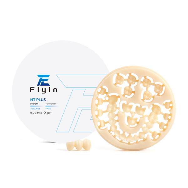Hot Sale White Dental Zirconia Ceramic Denture Zirconia Block Crown Bridge