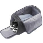 Black Crossbody 55L Duffle Bag Travel Luggage Handbag 1.1KG