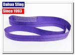 Eco Friendly One Way Lifting Slings , Purple Lifting Straps 1000KG W.L.L