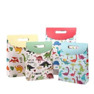 Wholesale Custom Printed Small Goodie Kids Gift Kraft Paper Goody Bags For Birthday Parties from china suppliers