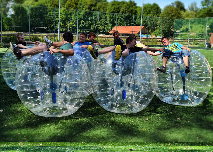 1.5m TPU Human Inflatable Bumper Bubble Ball For Adult With Logo Printing And Blower