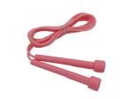 Pink Plastic Handle Fitness Jump Rope Simple Design Children'S Skipping Rope