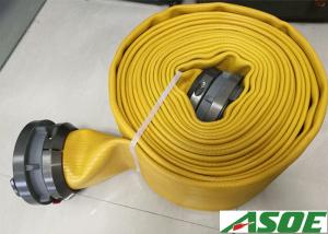 Wholesale Lay Flat Nitrile Rubber Fire Hose For Fire Fighting 5 Years Guarantee from china suppliers