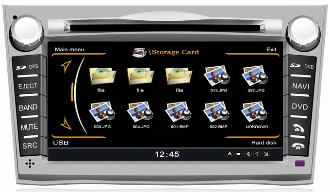 Car navi dvd gps bluetooth for Subaru Legacy 2009-2011 S100 with USB digital TV can bus MP4 media auto system OCB-061