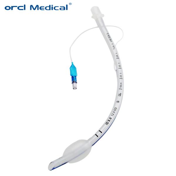 Medical Disposable PVC Material Endotracheal Tube Uncuffed / Cuffed Endotracheal