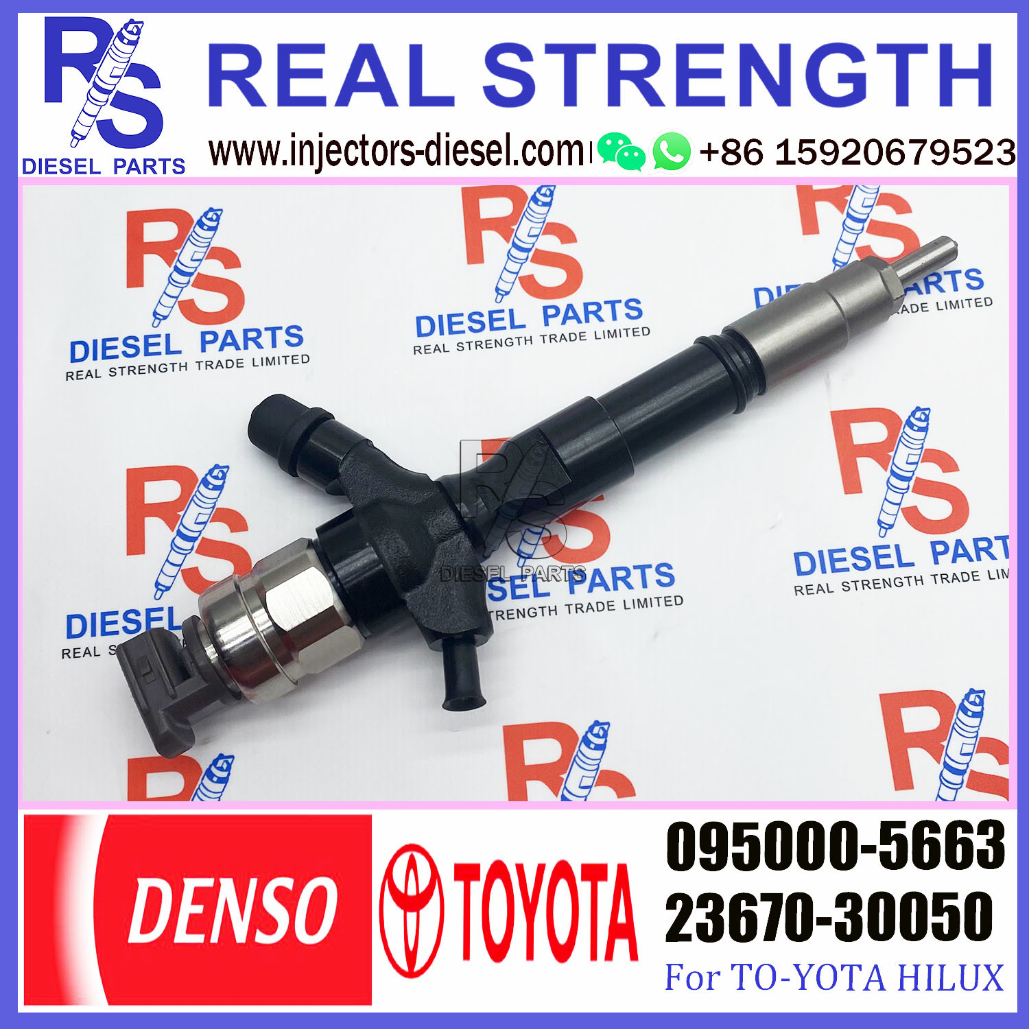 095000-5663 Hot selling nozzle assembly common rail fuel injector 095000-5663 for diesel engine