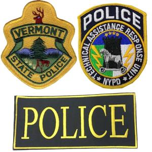 Wholesale ODM Twill Police Embroidered Patch from china suppliers