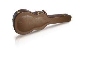 Wholesale Classic Guitar Wood Case, High Quality PVC Leather Exterior, Velvet Padding Interior, Locks and Soft Handle from china suppliers