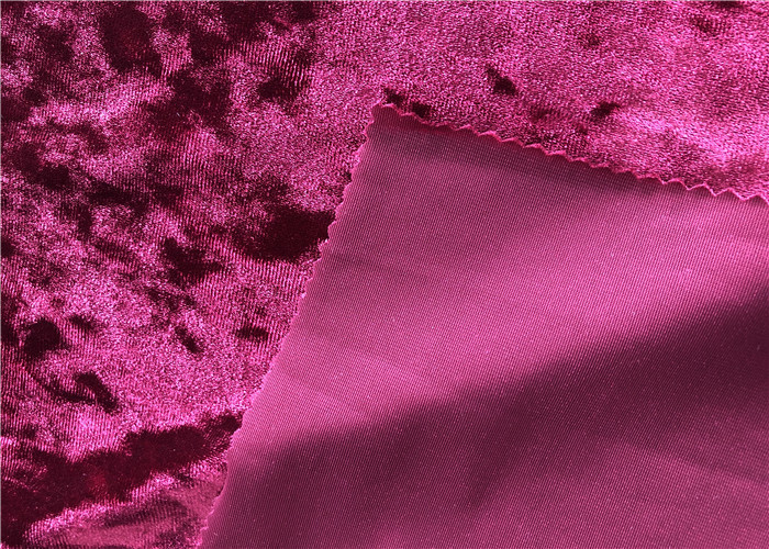 Warp Knitted Polyester Spandex Ice Velvet Fabric For Toy And Clothes
