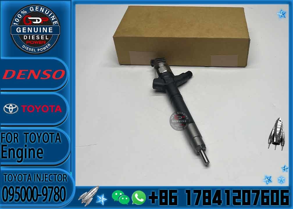 New Diesel Fuel Injector 095000-9730 095000-9780 for TOYOTA 23670-51031 1VD-FTV 23670-59035, 23670-59036,