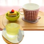 CM-005Cute Cartoon Cat Cup Coasters Mats Silicone Rubber Coaster HEATER