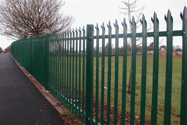 Hot Selling Good Quality Outdoor Steel Residential Security Palisade Fence For