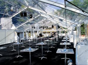 Wholesale A Shape Aluminum Frame Wedding Event Tents Church Banquet White PVC Fabric from china suppliers