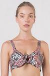 Solid color Scoop Neck Sport Top With High Waist Bikini
